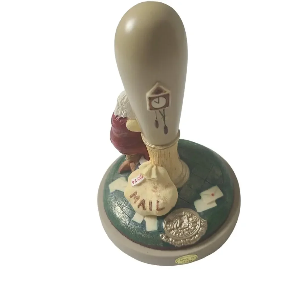 Brown Bag Cookie Press Santa Checking It Twice Vintage 1998 Christmas Baking